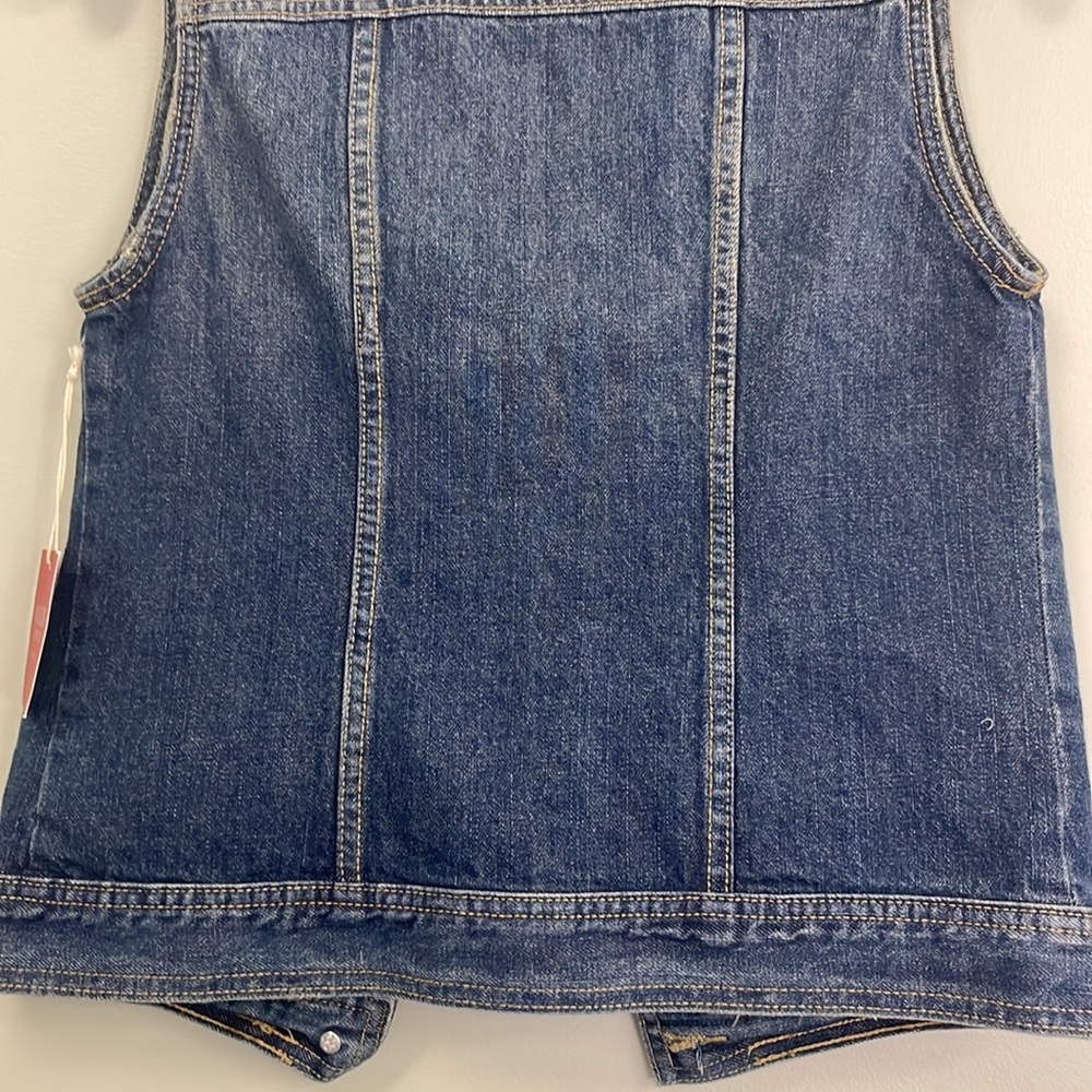 Mossimo Supply Co for Target Jean button up vest women’s size small NWT - Picture 9 of 9